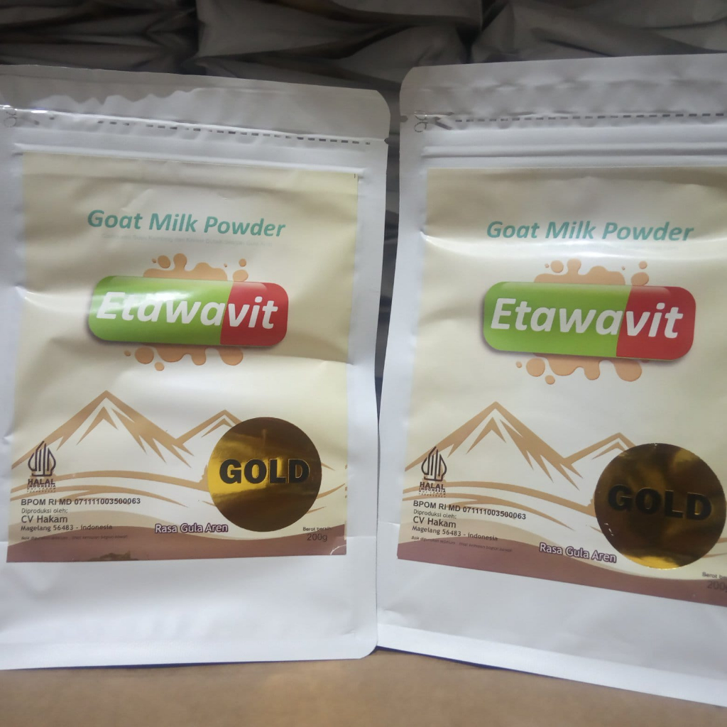 

Susu kambing ETAWAVIT plus gula aren 200 gram enak nikmat