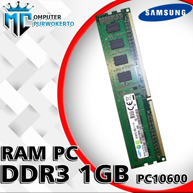 RAM MEMORY PC 1GB DDR3 PC10600 Samsung