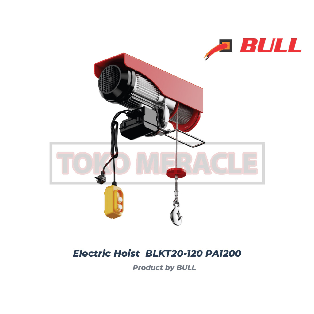 BULL Katrol Elektrik 1200KG - Electric Hoist 1,2 Ton