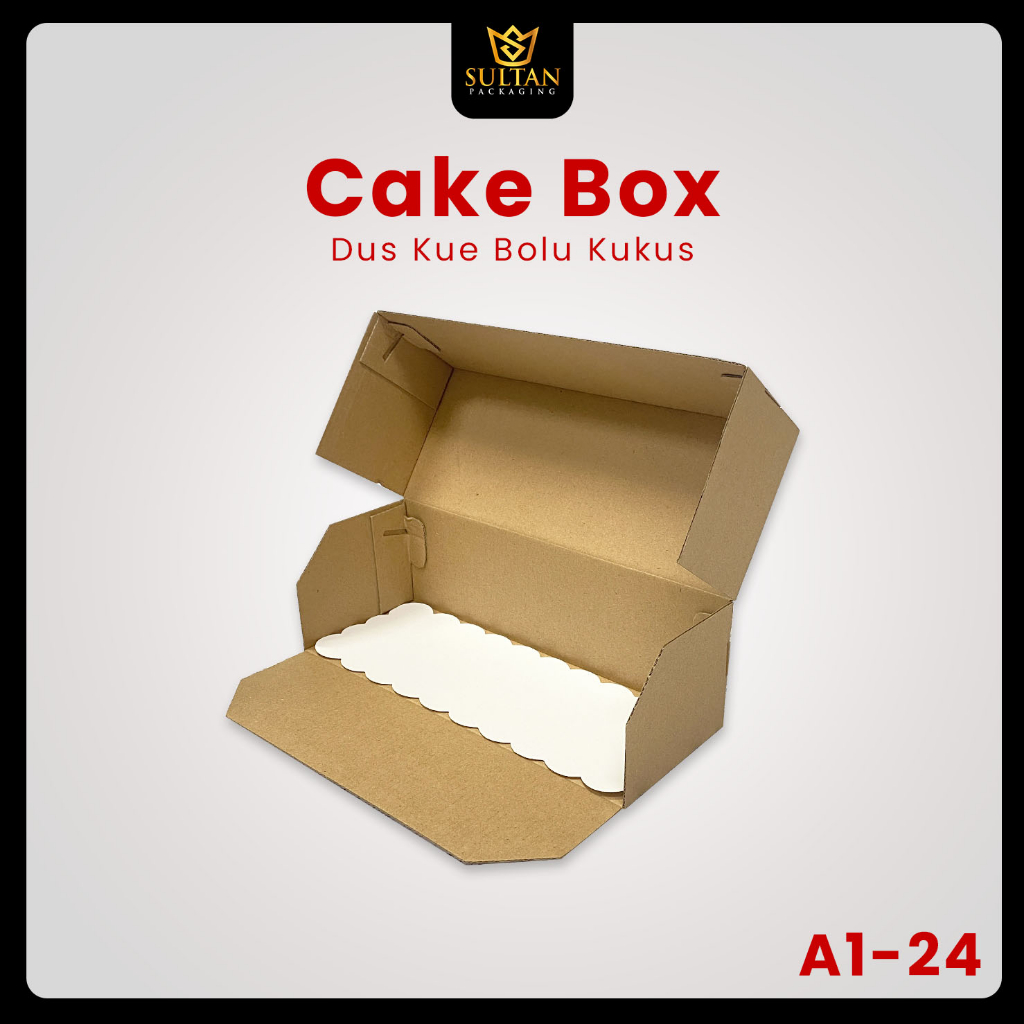 

Cake Box - Dus Kue bolu Kukus - Kotak Bolu Mewah - A1-24