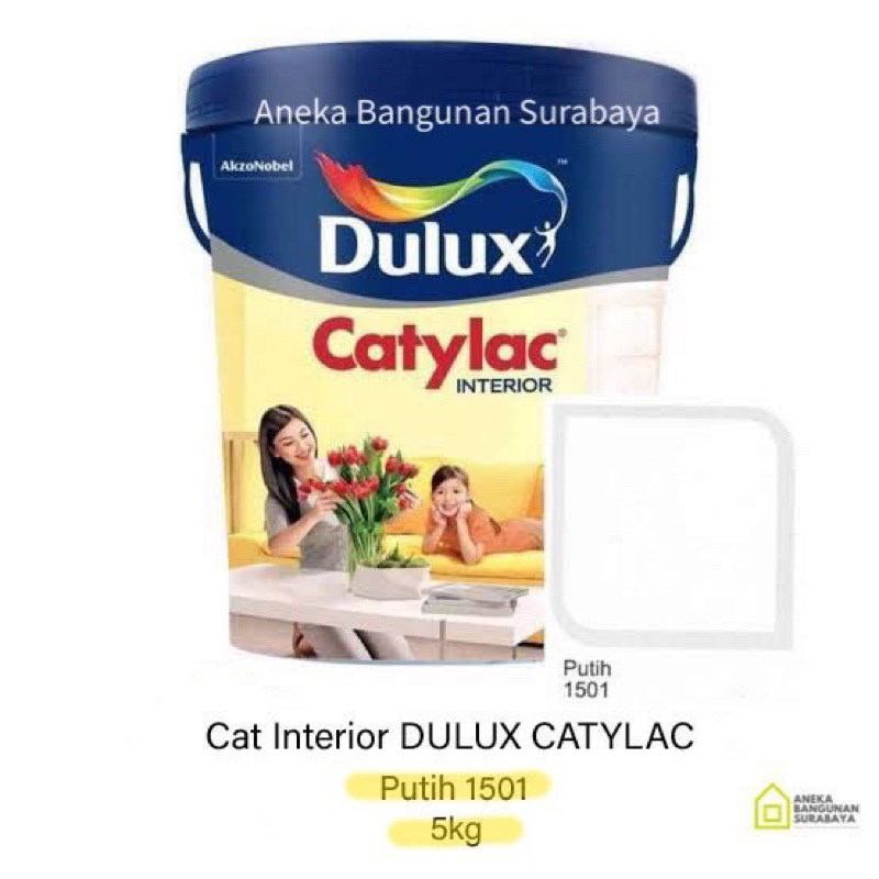 Cat tembok Dulux Catylac galon 5kg