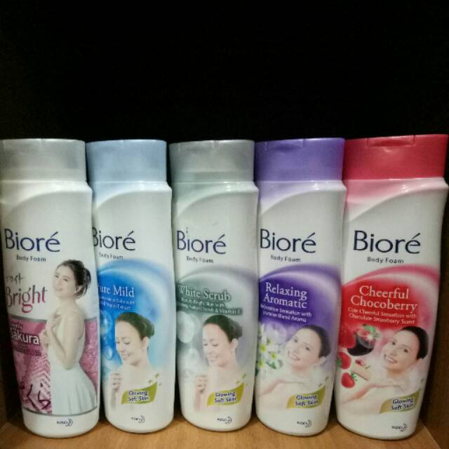 Biore Sabun Mandi Cair 100ml-Biore Body foam Botol