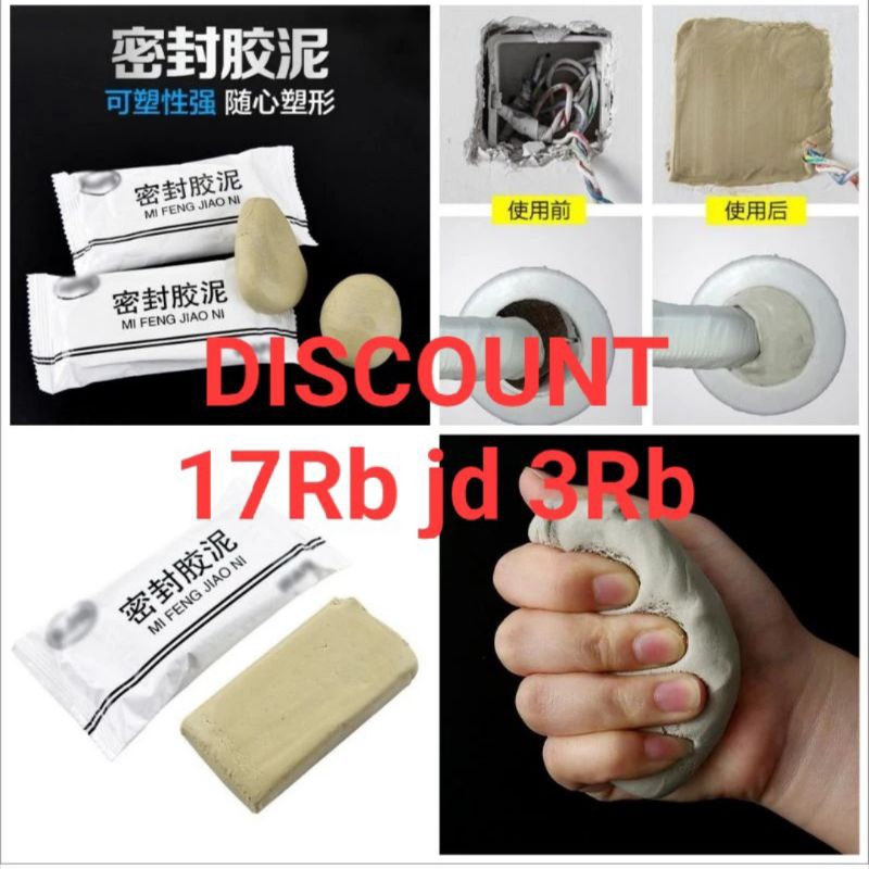 Dempul Clay Tambalan Lubang Plafon Seal Tembok Dinding Bolong