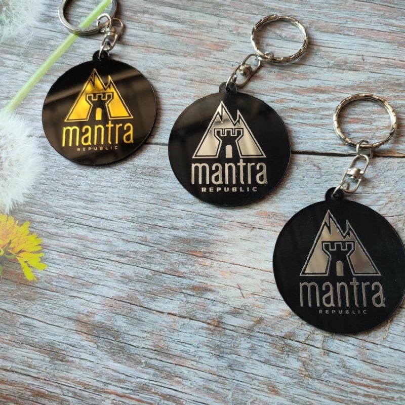 GANTUNGAN KUNCI CUSTOM | GANTUNGAN KUNCI AKRILIK BULAT WARNA