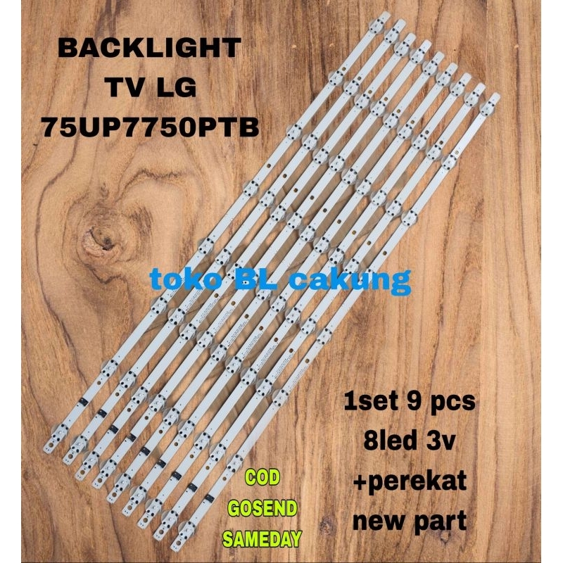 LED BL BACKLIGHT TV LG 75UP 75UP7750 75UP7750PTB