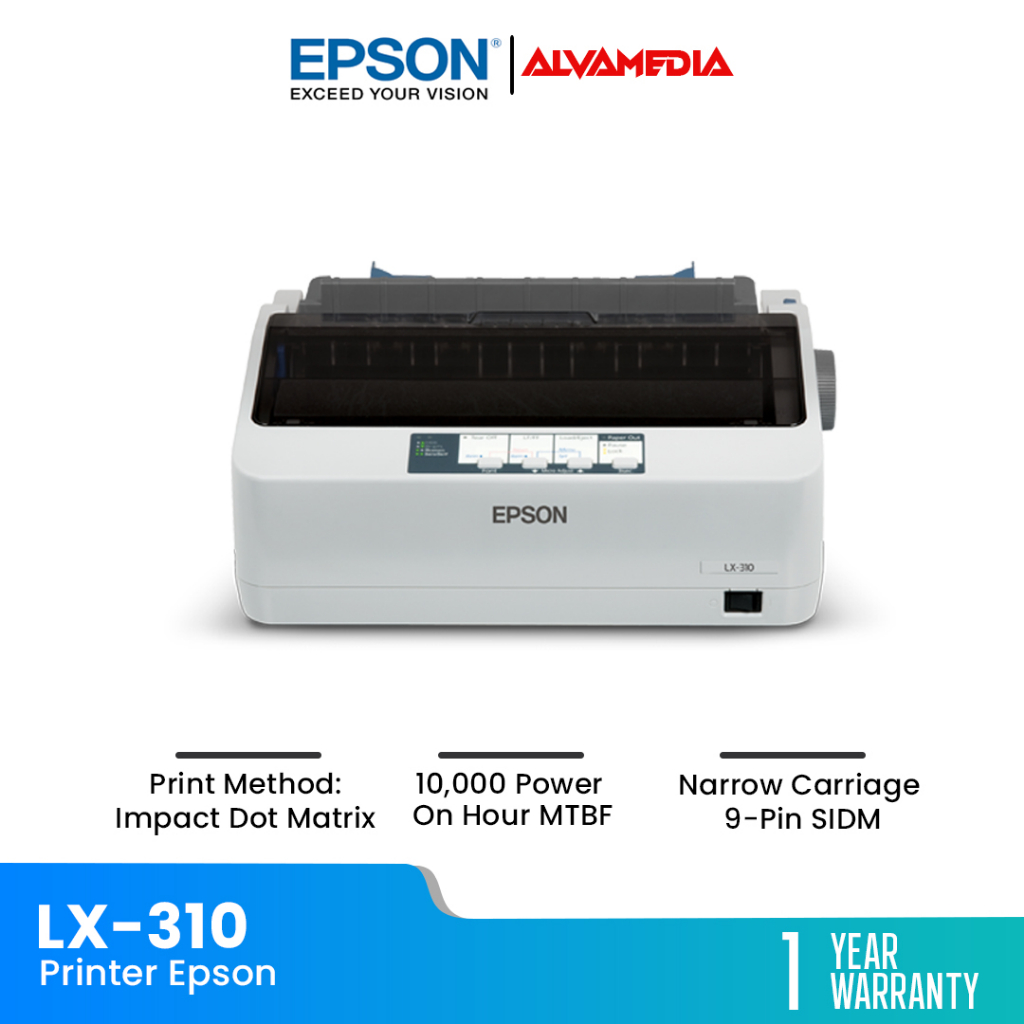Printer Nota Printer Epson LX-310 Dot Matrix Printer Epson