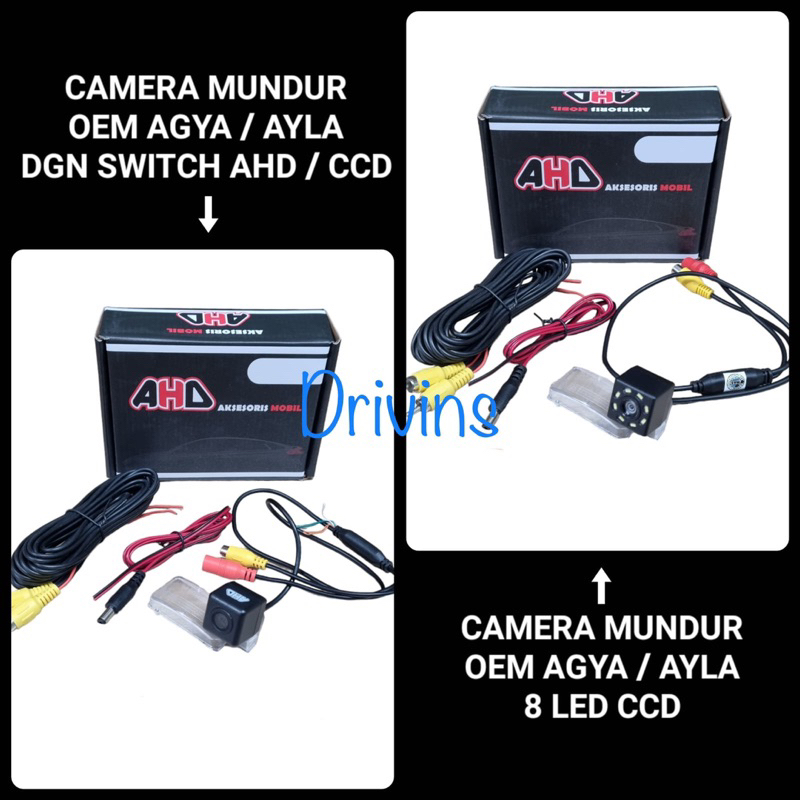 Kamera Mundur Belakang Mobil Ahd Agya / Ayla