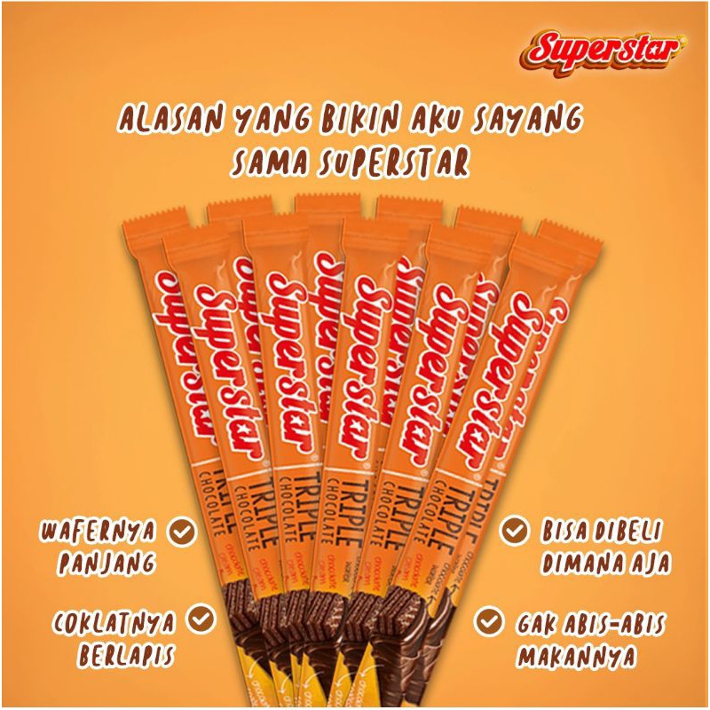 

Sekar_Shop07 Wafer Super Star (1 Pak=12Pcs)