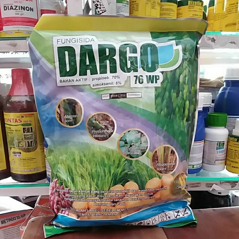 Fungisida DARGO 76WP kemasan 1kg  pengganti Antracol
