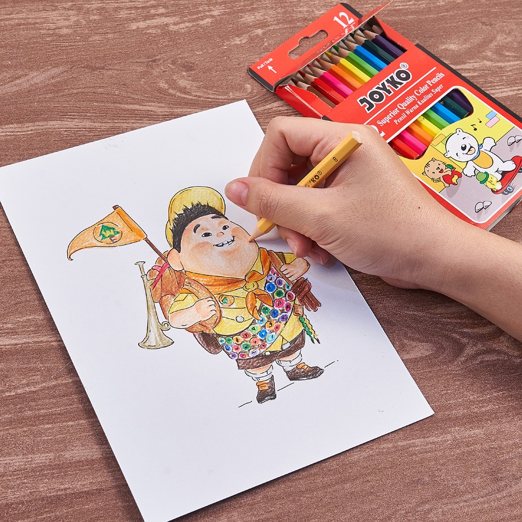

Pensil Warna Joyko Ukuran Pendek
