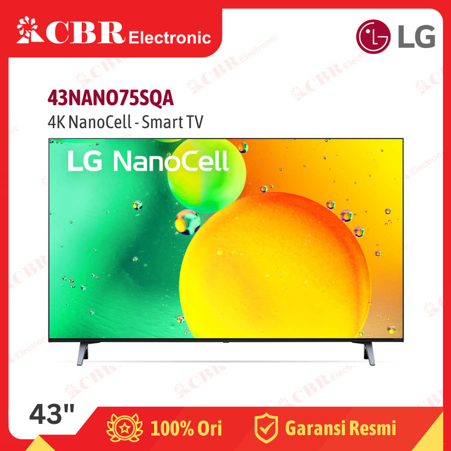 TV LG 43 Inch LED TV 43NANO75SQA (4K NanoCell - Smart TV)