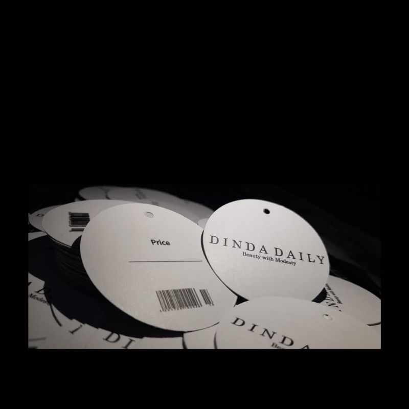 

LABEL HANGTAG BULAT / LABEL HARGA