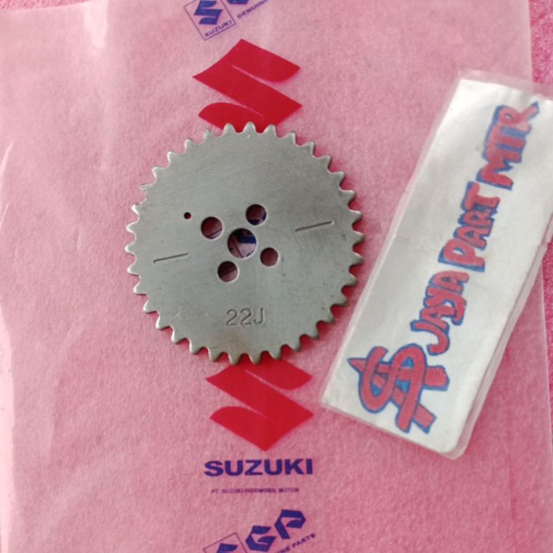 gear gigi centrik timing noken as suzuki shooter 115