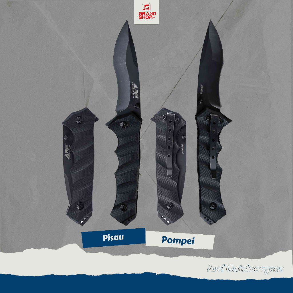Knife / Pisau Lipat Pompei Arei Outdoorgear