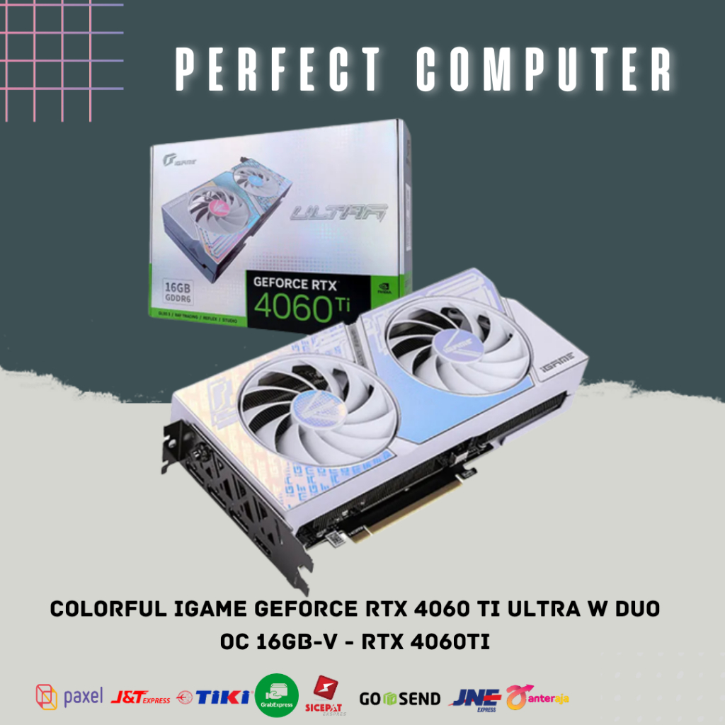 Colorful iGame GeForce RTX 4060 Ti Ultra W DUO OC 16GB-V - RTX 4060TI