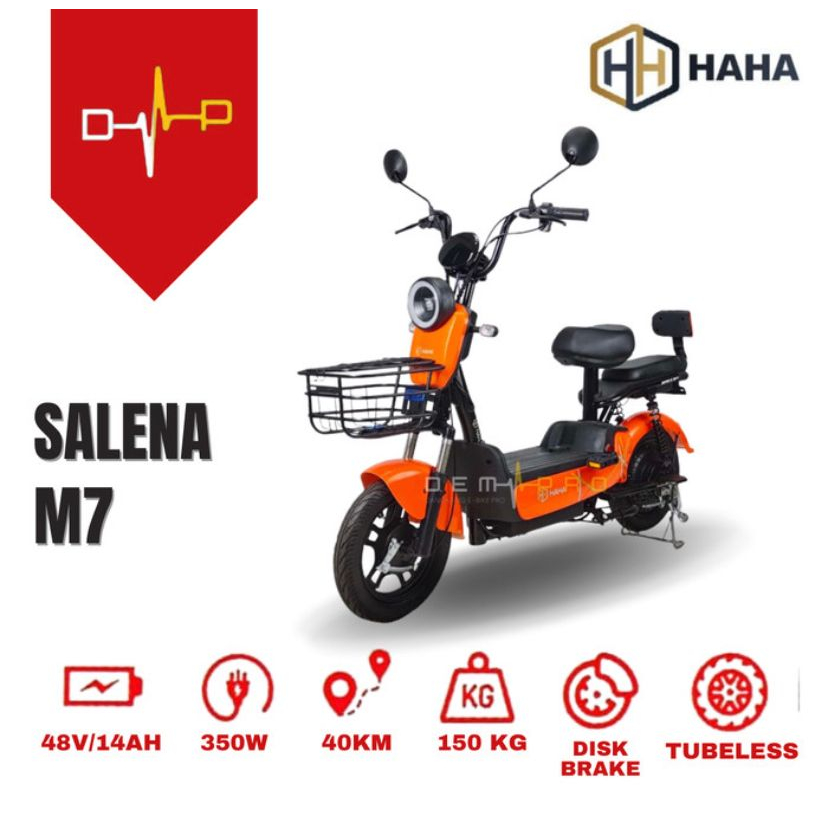 HAHA M7 SELENA 550W Sepeda Listrik