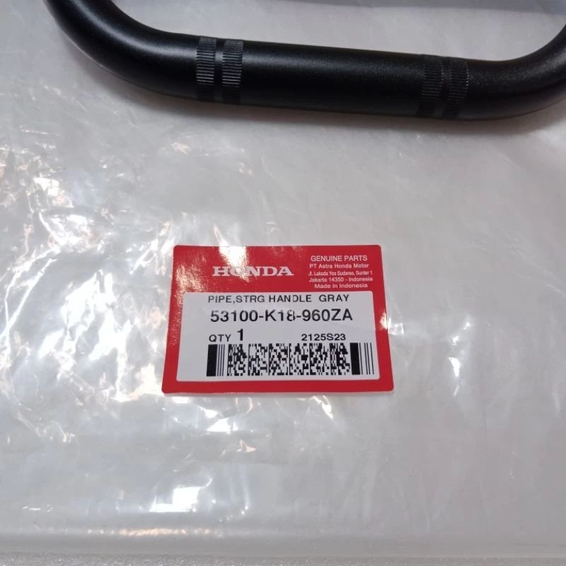 Stang Stir CBVerza 53100-K18-960ZA PIPE,STRG HANDLE (GRAY)ORI AHM