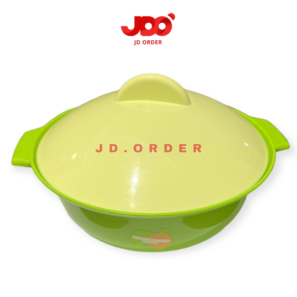 Musangjantan112 Basi Tutup Bulat Besar 1200Ml Golden Sunkist Btb-2030