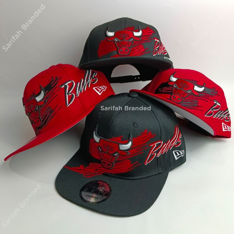 Topi Snapback Chicago Bulls Import - Topi Bulls - Topi Snapback Banteng