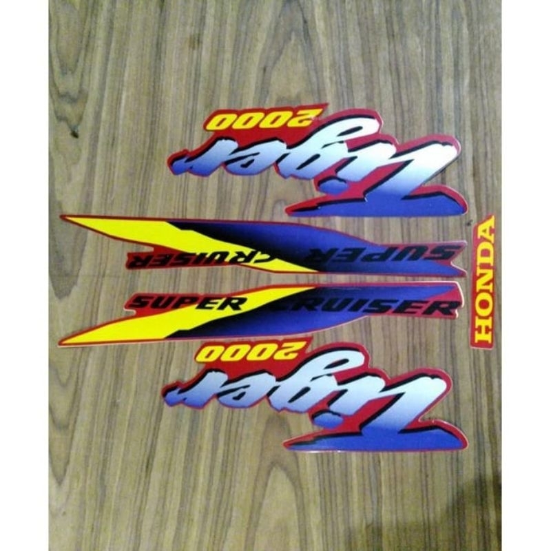 STIKER STRIPING HONDA TIGER 2000 / STiker striping honda tiger 2000
