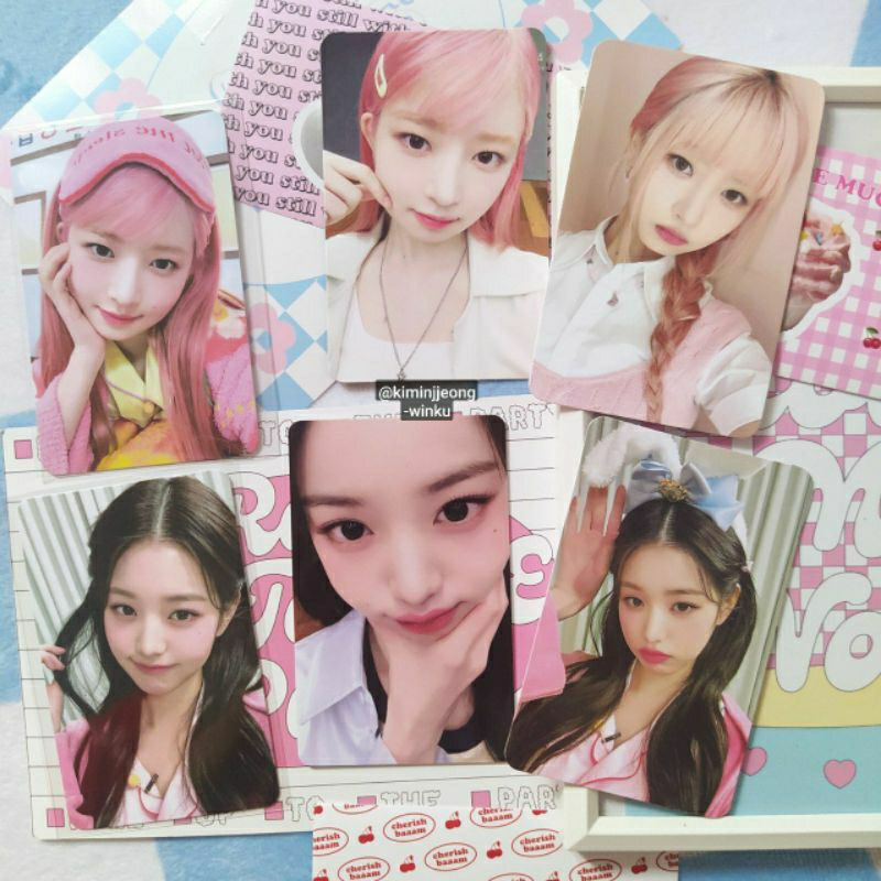 [READ DESC] PC PHOTOCARD OFFICIAL WONYOUNG REI NAMIL BEATROAD ZOOM WITHMUU MAKESTAR POB BUNDLE IVE