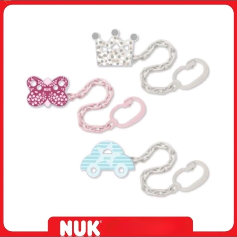 NUK aksesoris Empeng / Soother Chain Tali Empeng Pacifier NUK / Gantungan Empeng