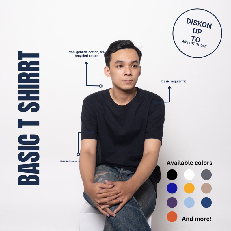 |PROMO Kaos polos 24s pria|Kaos polos wanita|Kaos polos 24S unisex