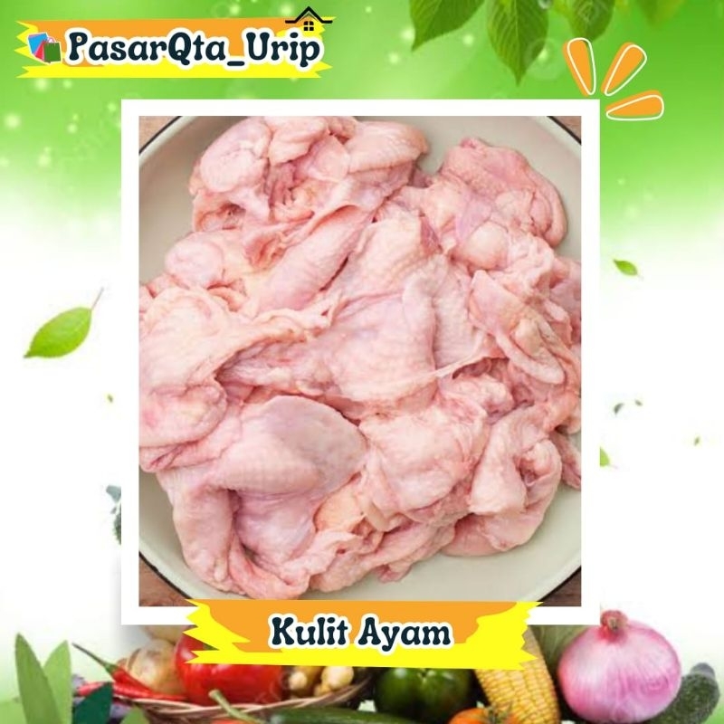 

Kulit ayam campur lemak ayam per kilo / Pasar online makassar