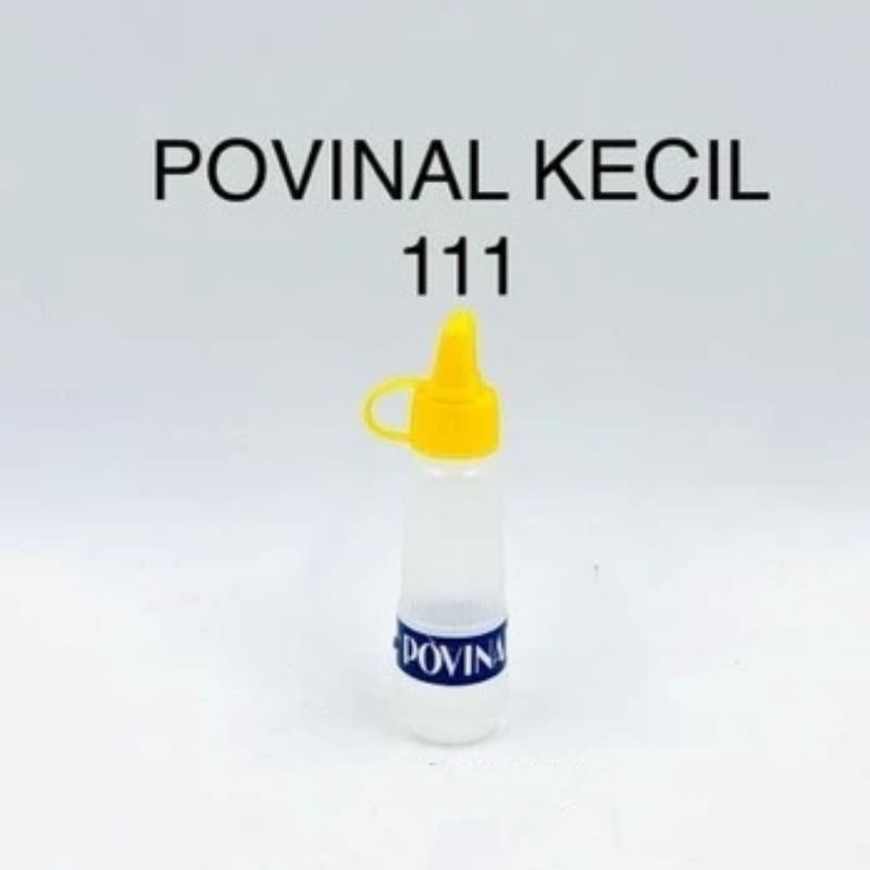 

Lem POVINAL 111 / Lem Cair POVINAL KECIL 22ML untuk bahan slime / Lem Kertas