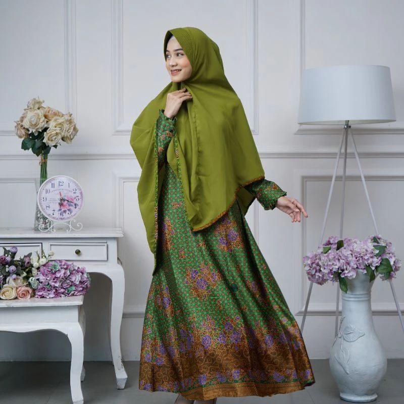 Gamis muslimat NU terbaru gamis batik muslimat NU terbaru seragam batik NU