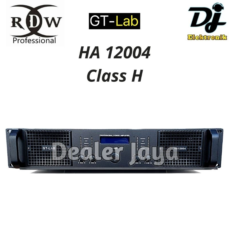 Power Amplifier GT Lab HA 12004 / HA12004 - 4 channel RDW