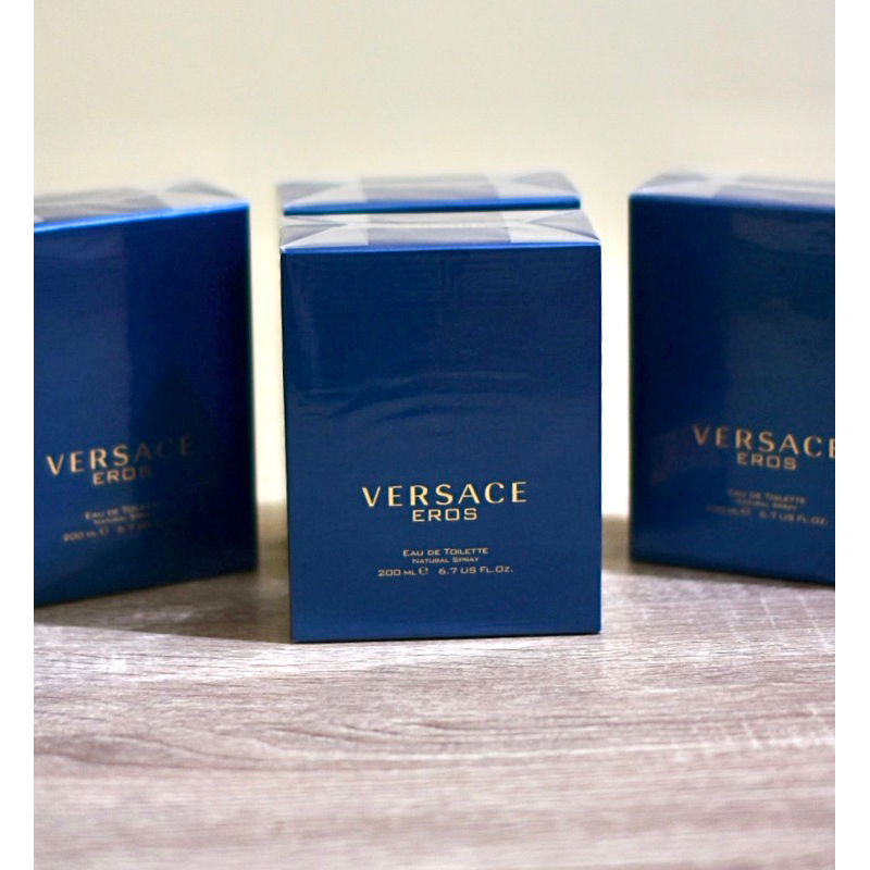 GARANSI ORIGINAL 100% VERSACE EROS 200ML EDT TAG BY METRO