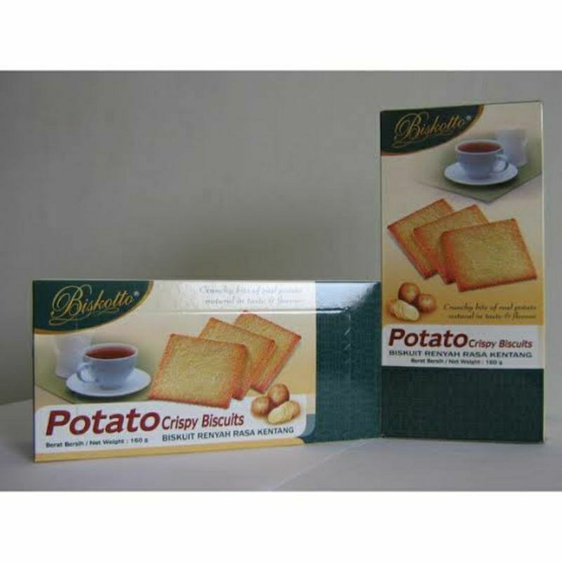 

Biskotto Potato Crispy 160 gr 1 Karton