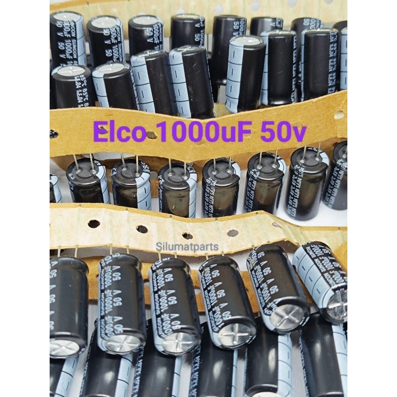 1000uf 50v / Elco 1000uf 50v / Elko 1000 uf 50 volt / Capasitor 1000uf 50v