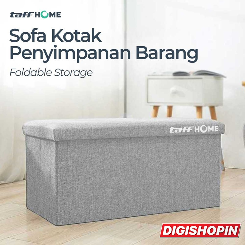 Sofa Box Sofa + Kotak Penyimpanan Barang Foldable Storage Kursi Sofa Storage Box