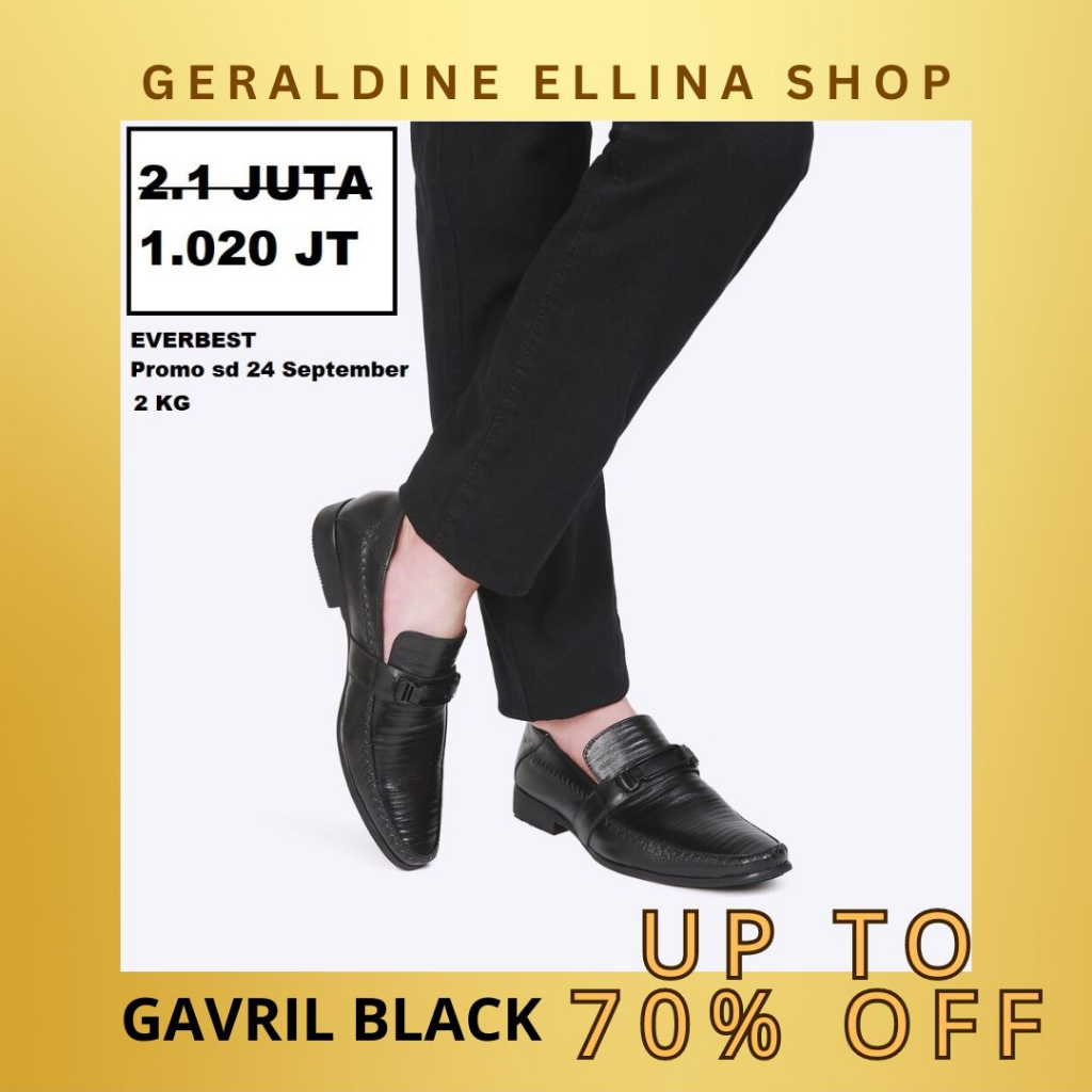Sepatu formal pria EVERBEST original sale seri GAVRIL