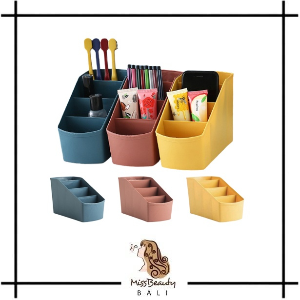 

Rak Pensil 4 Sekat / Rak Meja 4 Sekat / Rak Meja Atk Alat Tulis Pena Pensil Spidol 4 Sekat / Rak Meja Serbaguna Kotak Atk / Tempat Alat Tulis / Organizer Meja Kotak Laci Susun