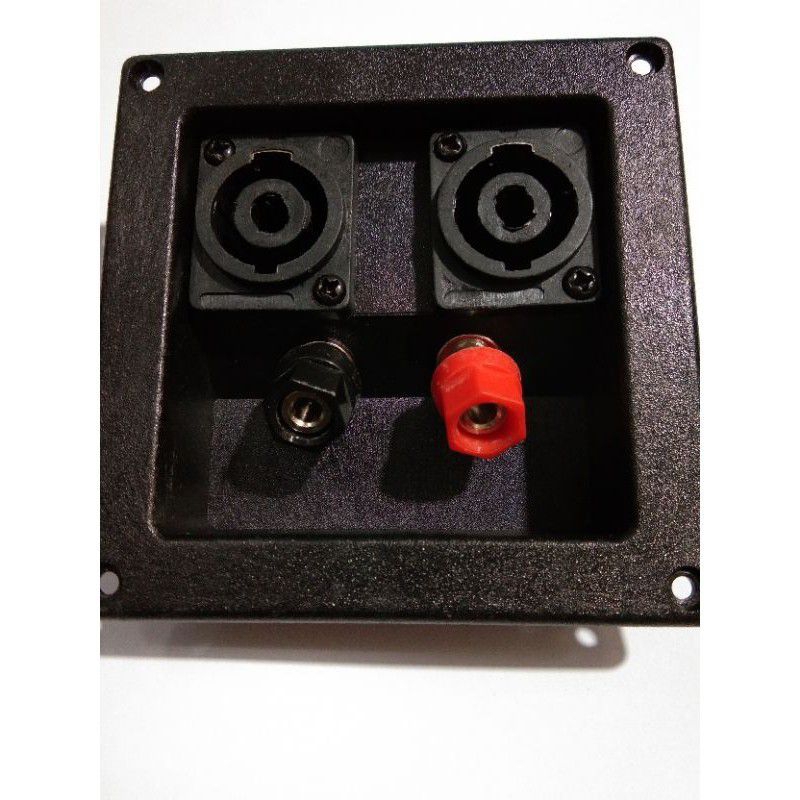 TERMINAL BOX SPEAKER BIDING POST+SPICON