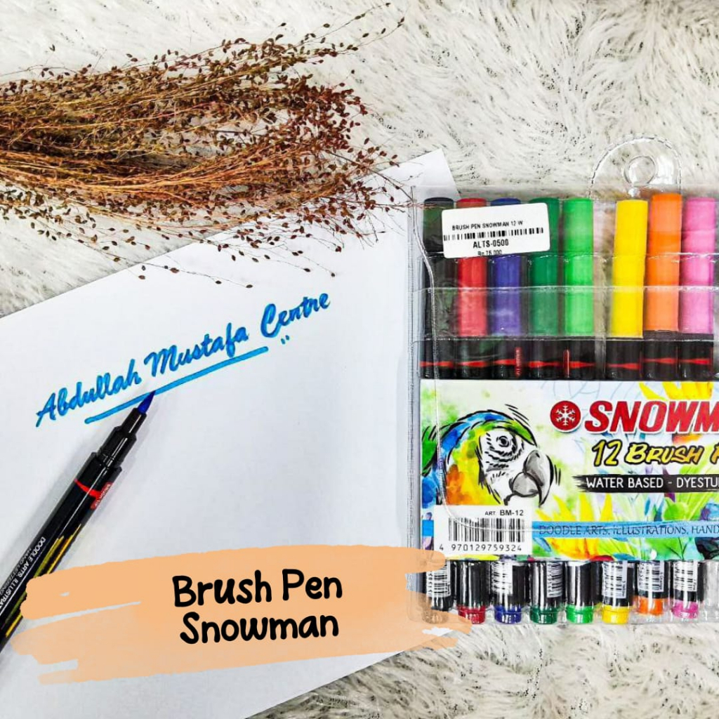 

Brush Pen Snowman 12 warna