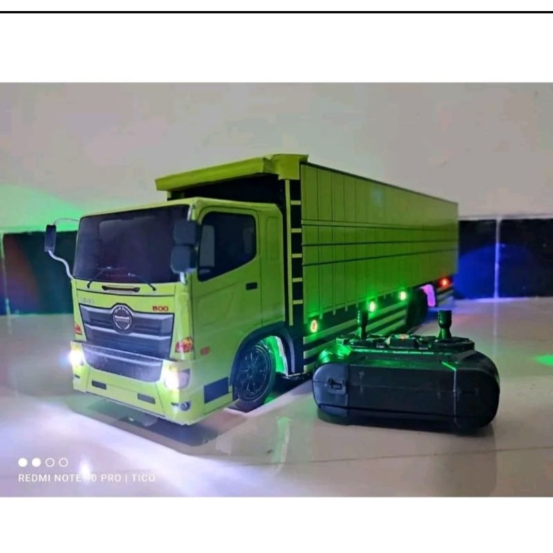 MINIATUR TRUK TRUK TRONTON MANIA TRUK OLENG MOBIL REMOT KONTROL MAINAN ANAK INDONESIA