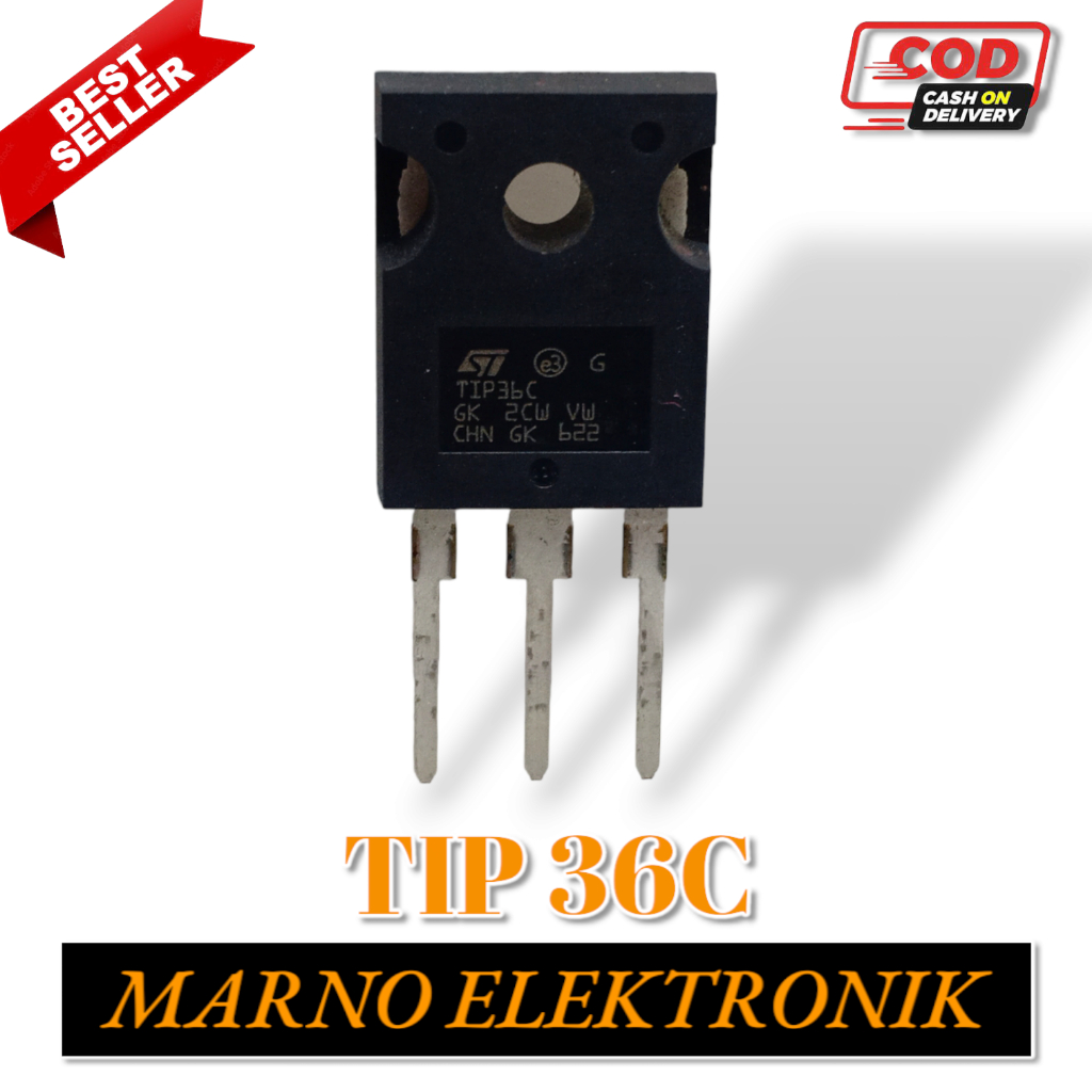 TRANSISTOR TR TIP36C TIP 36C TIP36 TIP 36 ASLI ORIGINAL ORI