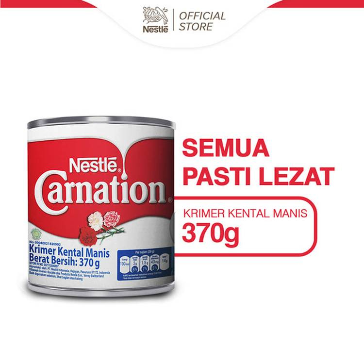 

SUSU KENTAL MANIS SKM CARNATION KEMASAN 370 GRAM