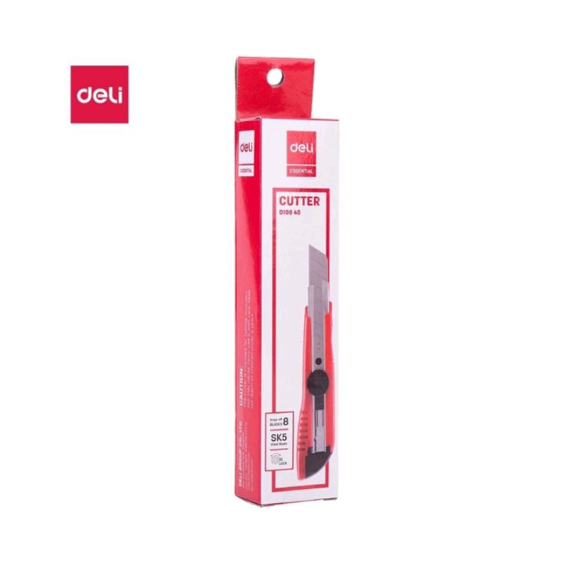

DELI CUTTER BESAR ESSENTIAL D10040 SK5 STEEL BLADE