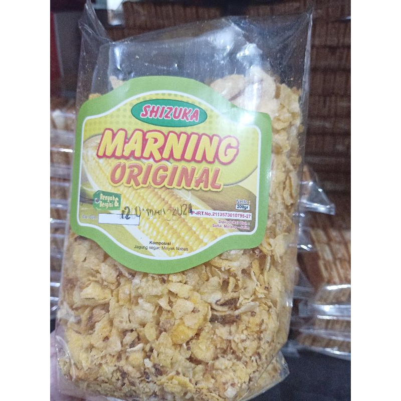 

Marning Jagung Original 200gram kripik marning/oleh-olehkhasmalang