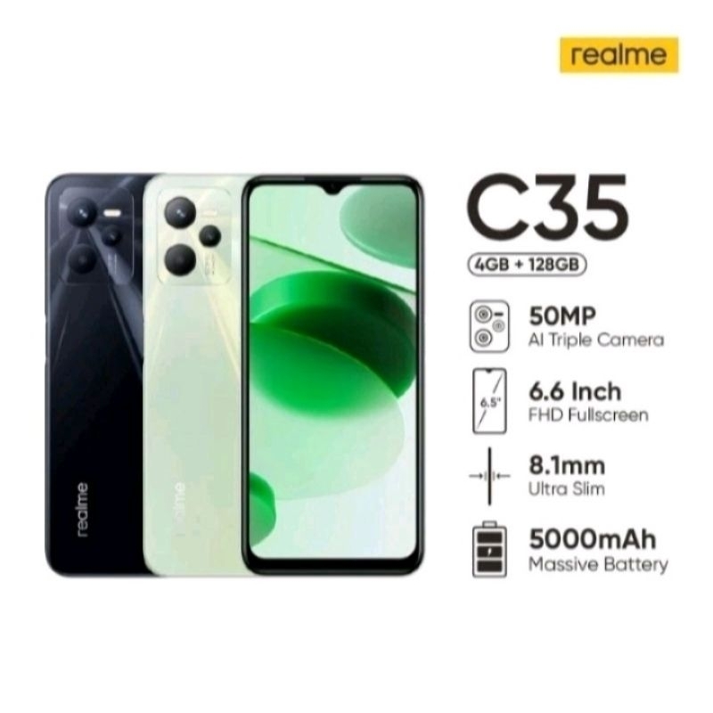Realme C35 4/128 Garansi Resmi