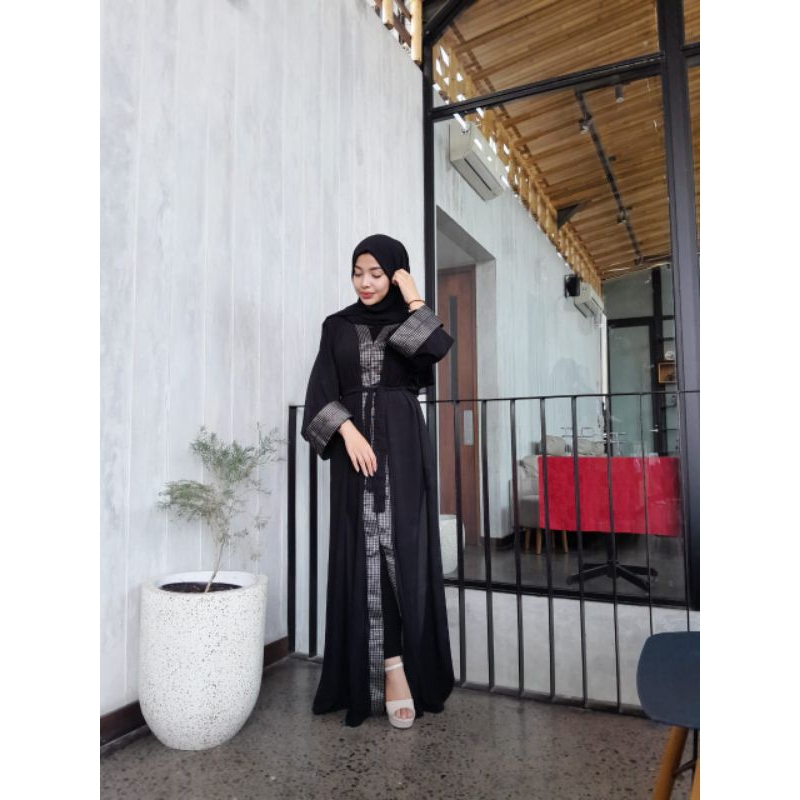 Abaya Fatma / Abaya Saudi / Abaya Saudia / Kaftan Saudi / Abaya Arab / Abaya Hitam / Abaya Murah / A