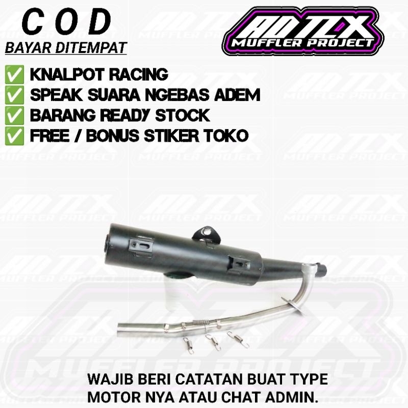 KNALPOT STANDAR RACING JUPITER Z JUPITER Z1 VEGA R VEGA ZR VEGA RR JUPITER MX 135 MX KING 150 VEGA F