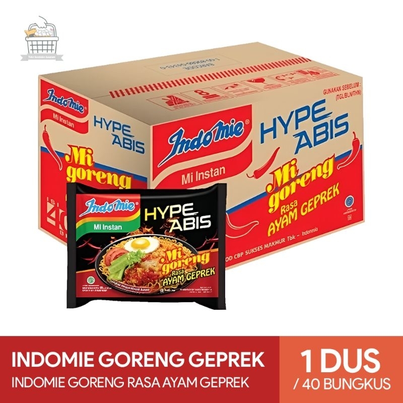 Indomie Ayam Geprek - Indomie Rasa Ayam Geprek 1 Dus
