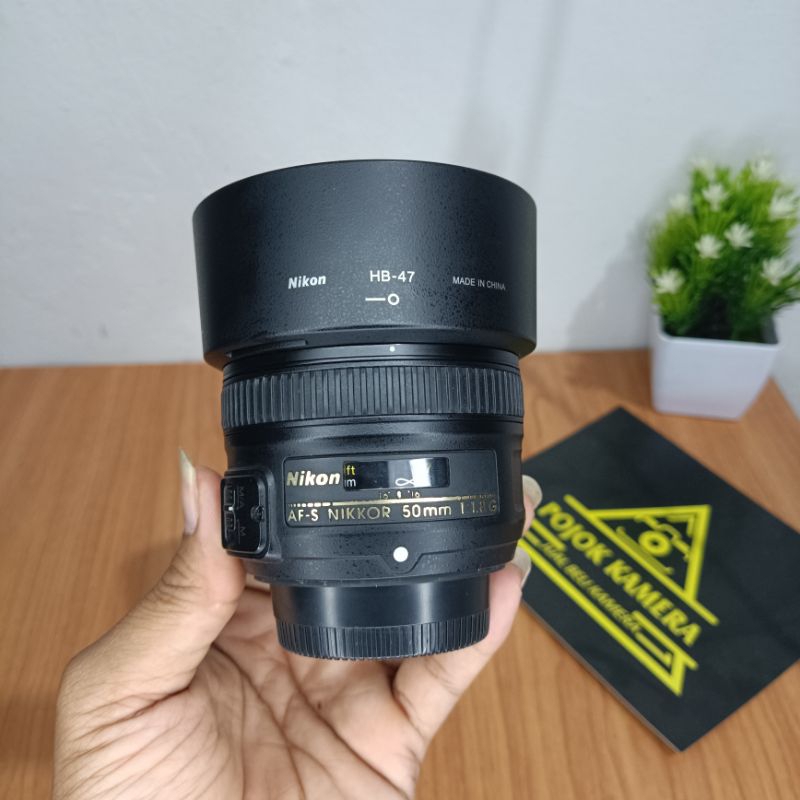 NIKON AFS 50MM F1.8 G Lensa Fix Nikon 50mm f1.8 mulus like new