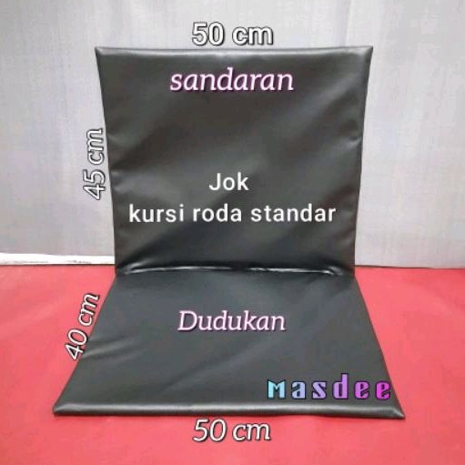 Jok kursi roda standar,sparepart kursi roda